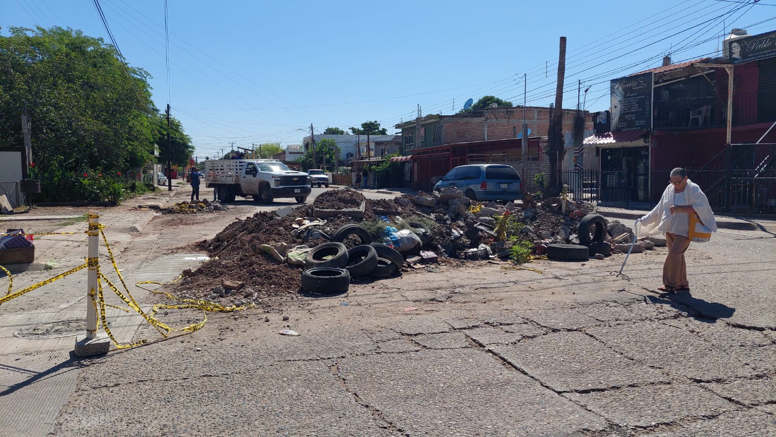 calle ayuntamiento de la colonia texas en los mochis sin