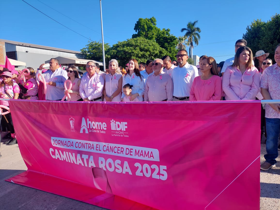 caminata rosa Los Mochis