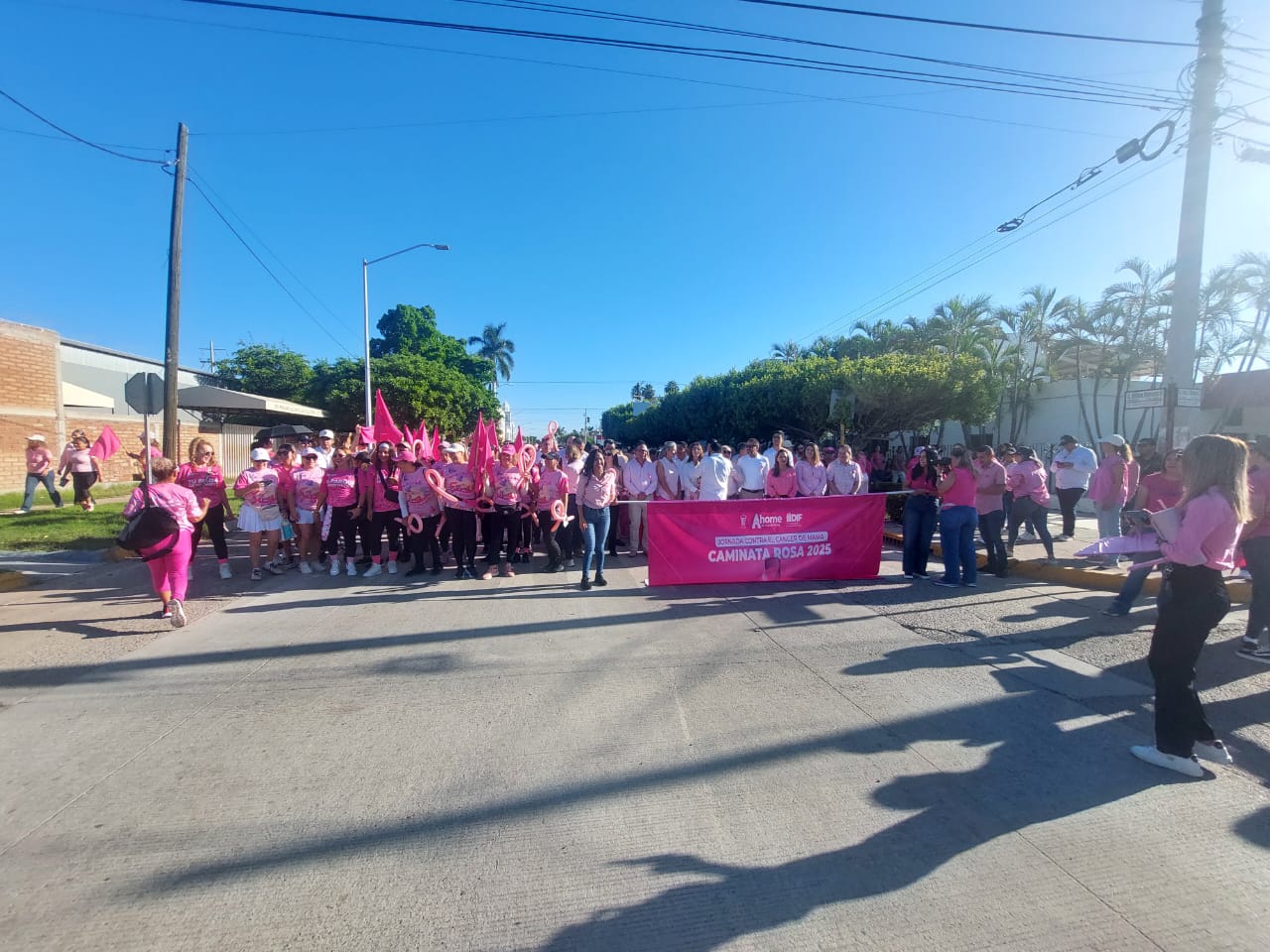 caminata rosa Los Mochis