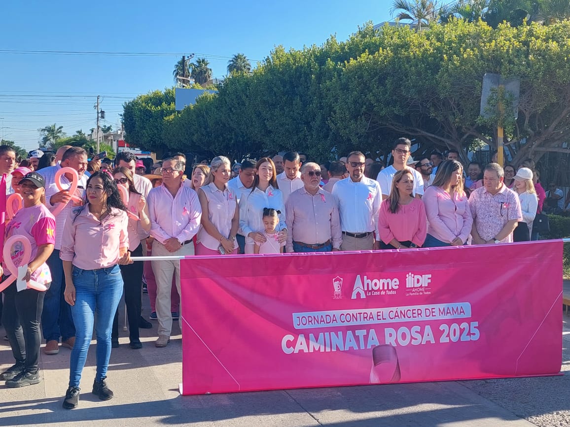 caminata rosa Los Mochis