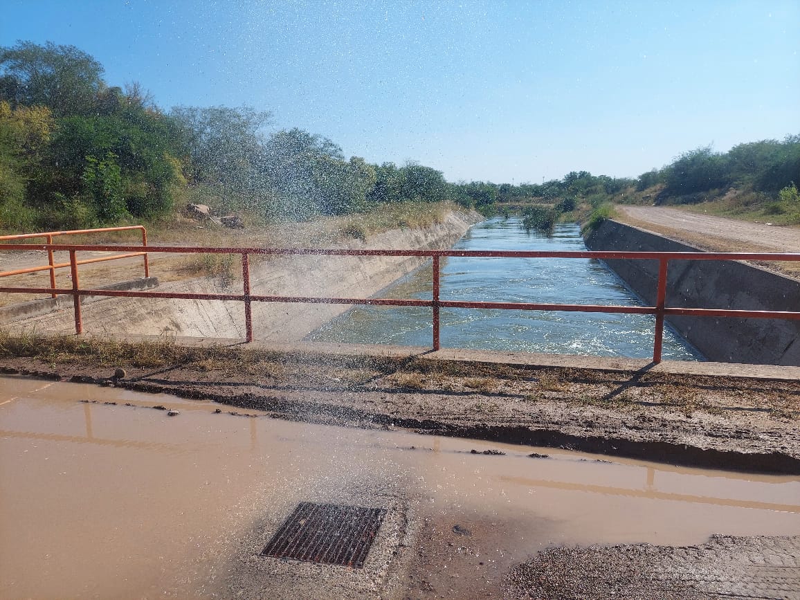 canal de riego presa Eustaquio Buelna