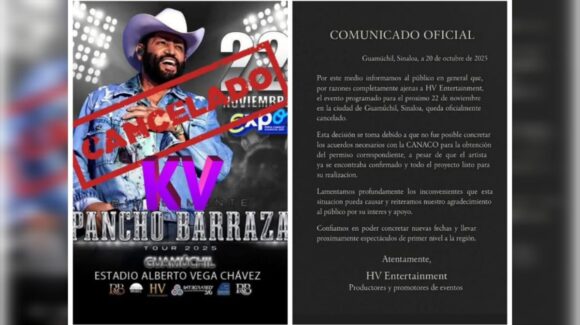 ¡No vendrá Pancho Barraza a Guamúchil, Sinaloa! Agencia promotora del artista y Canaco no llegan a un acuerdo económico