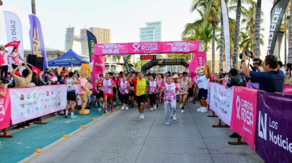 Mazatlán, Sinaloa, se pintó de rosa y Hersa Corporativo también con la Carrera Rosa Delia Barraza y Vibra Radio 2025