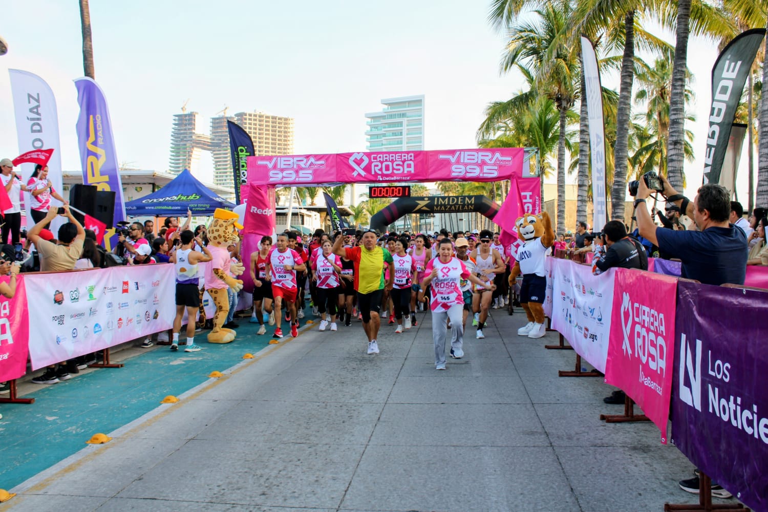 Carrera Rosa 2025 en Mazatlán, Sinaloa