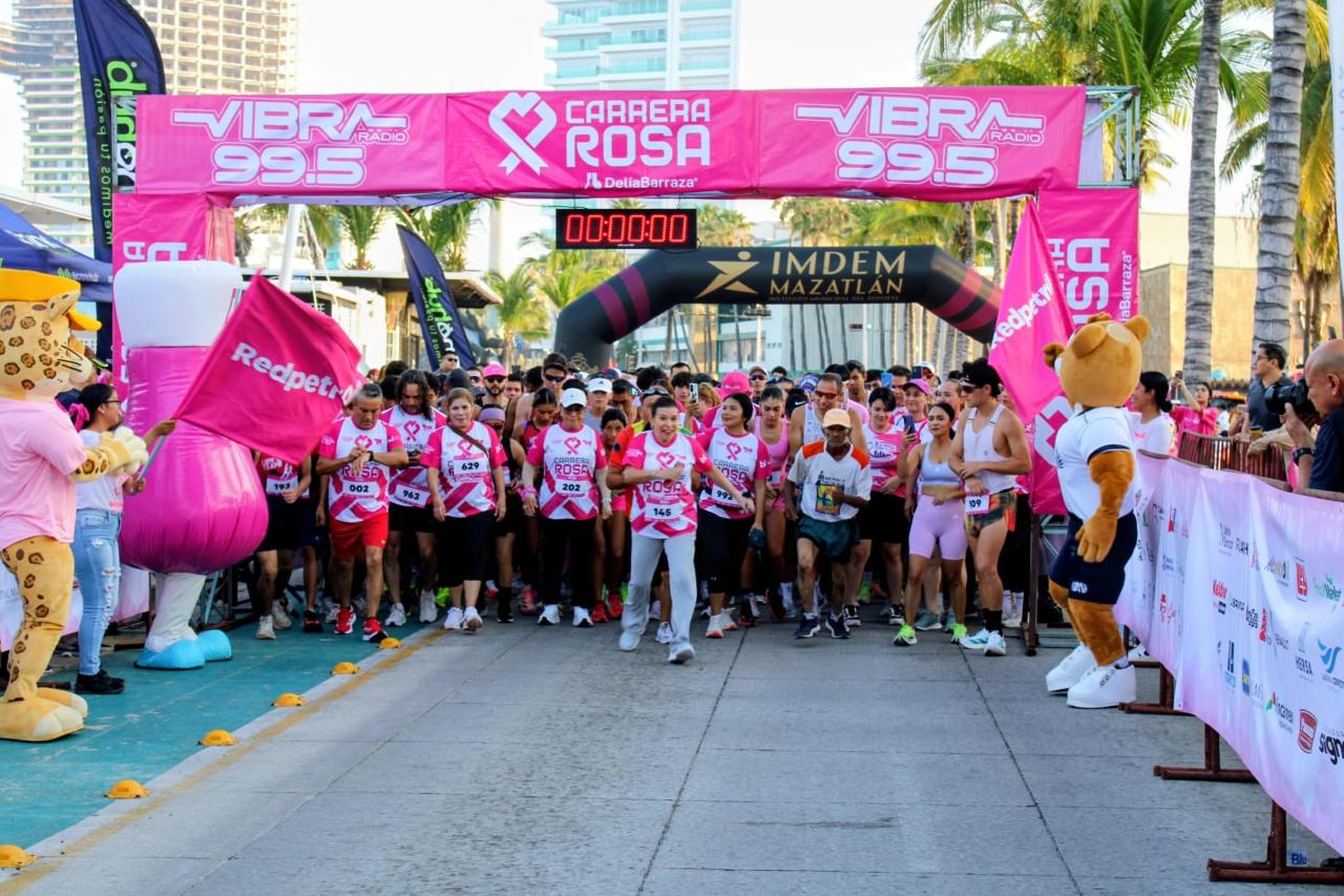 Carrera Rosa 2025 en Mazatlán, Sinaloa