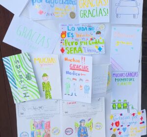 Niños de Culiacán les escriben cartas a los cuerpos de auxilio