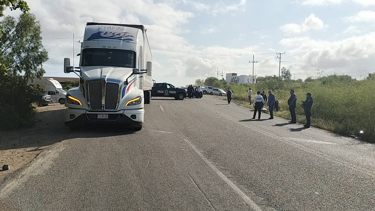 choque sobre la carretera guamuchil angostura