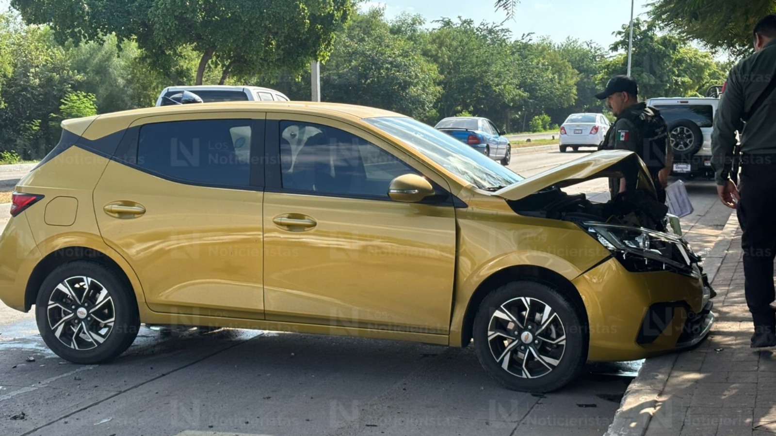 Choque tras ataque armado en Culiacán