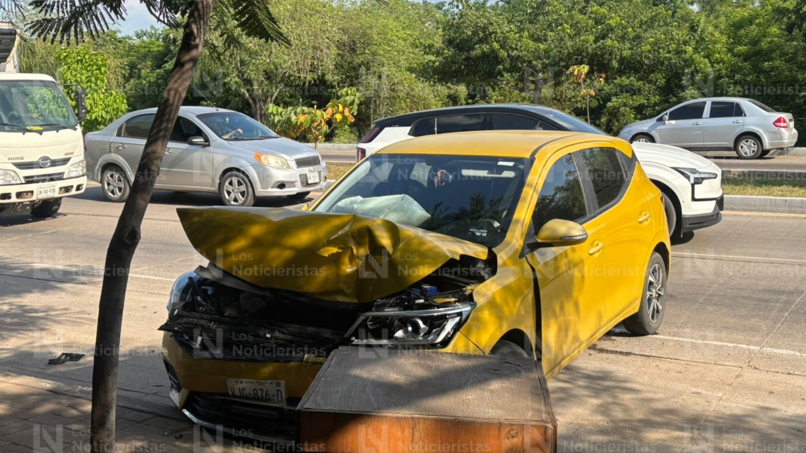 Choque tras ataque armado en Culiacán