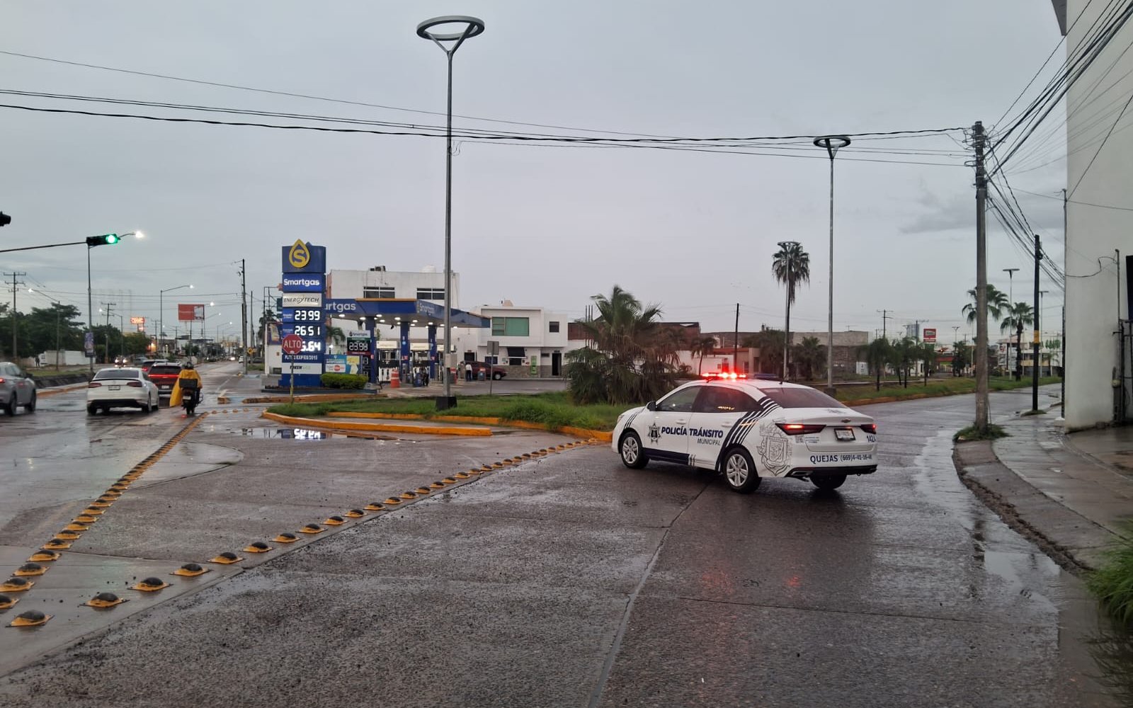 cierre de vialidades por lluvias en mazatlan sin