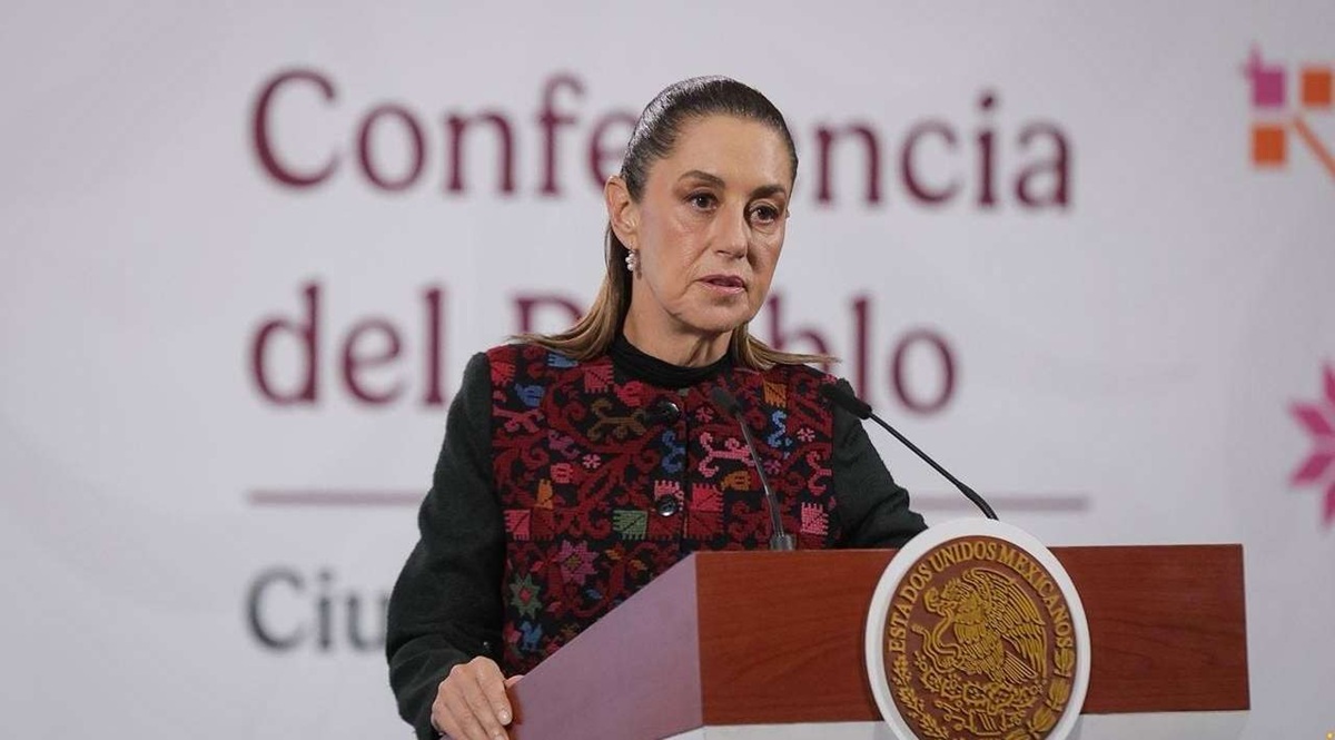 Claudia Sheinbaum en conferencia 'mañanera'
