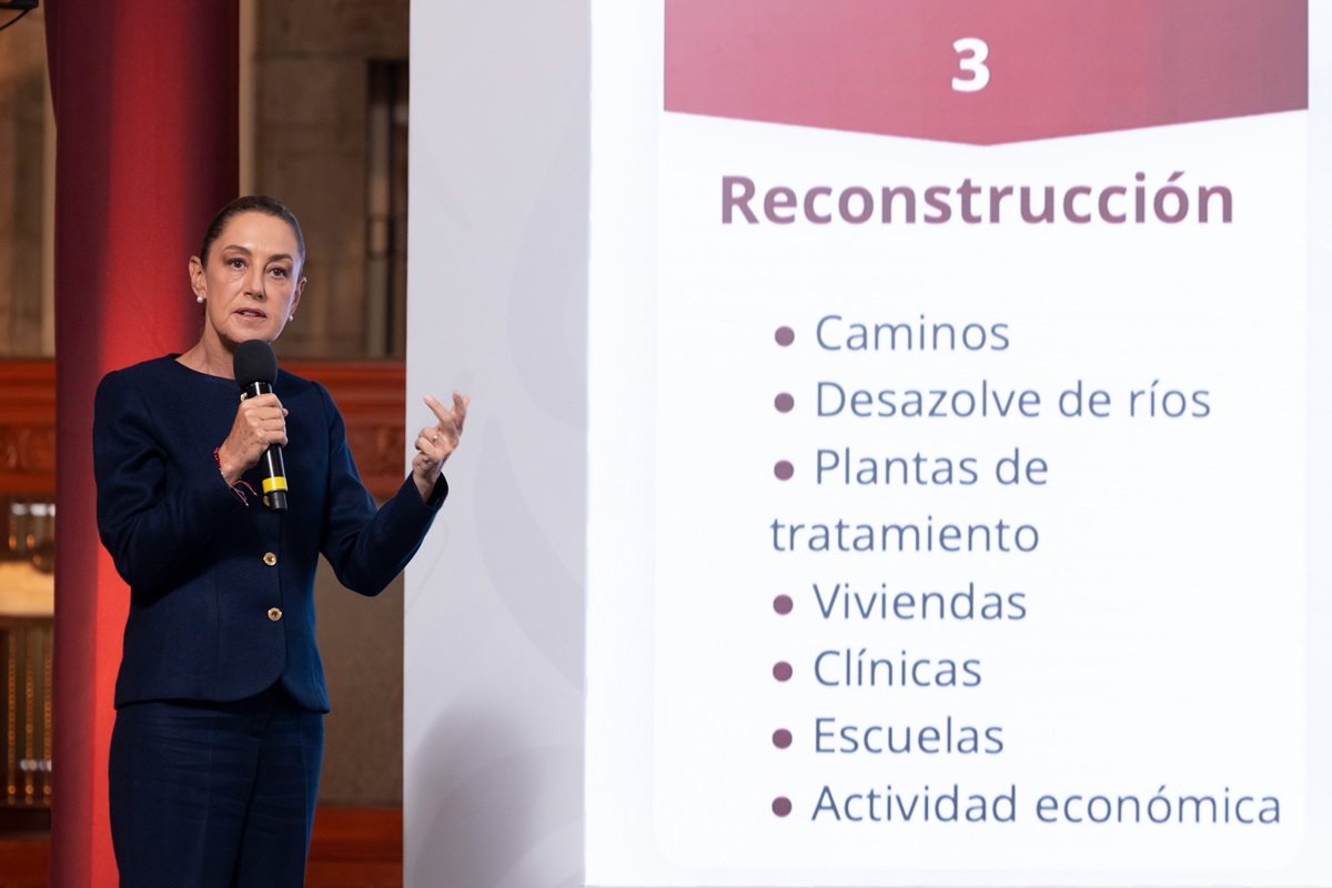 Claudia Sheinbaum en conferencia 'mañanera'