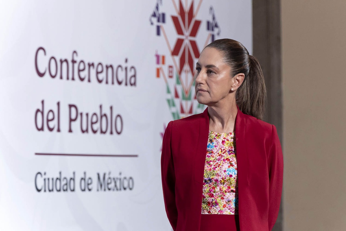 Claudia Sheinbaum en conferencia 'mañanera'