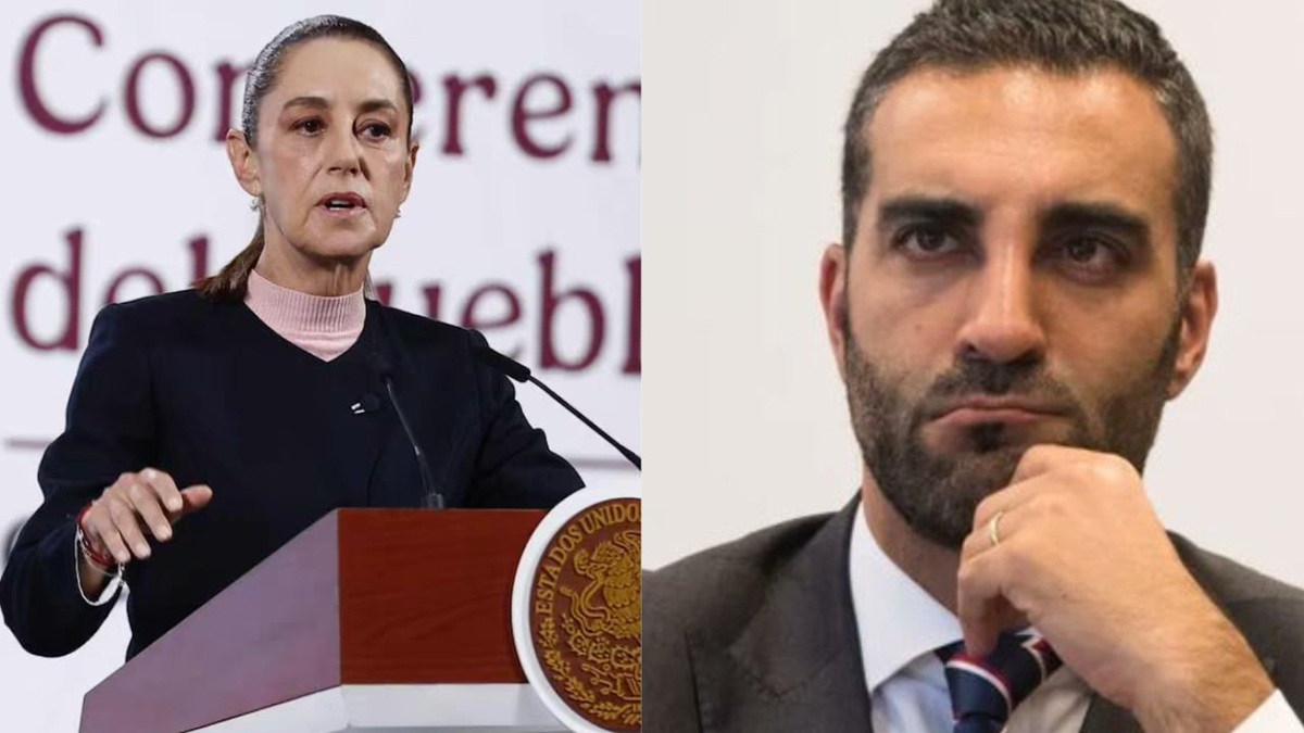 Claudia Sheinbaum (izquierda) Simón Levy (derecha)