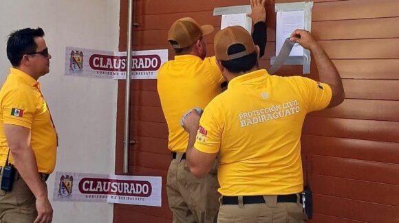 Clausuran centro de eventos en Badiraguato, Sinaloa