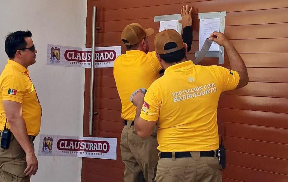 clausuran centro de eventos en badiraguato sin