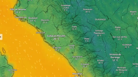 ¡Ya refresca! Ingresa el frente frío No 11 al noroeste del país y Choix amanece en 13 grados; las lluvias desaparecen del radar