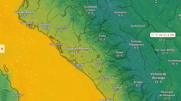 ¡Se retira el frente frío! Temperaturas mínimas ascienden de nuevo hasta los 20 grados y las máximas hasta los 40