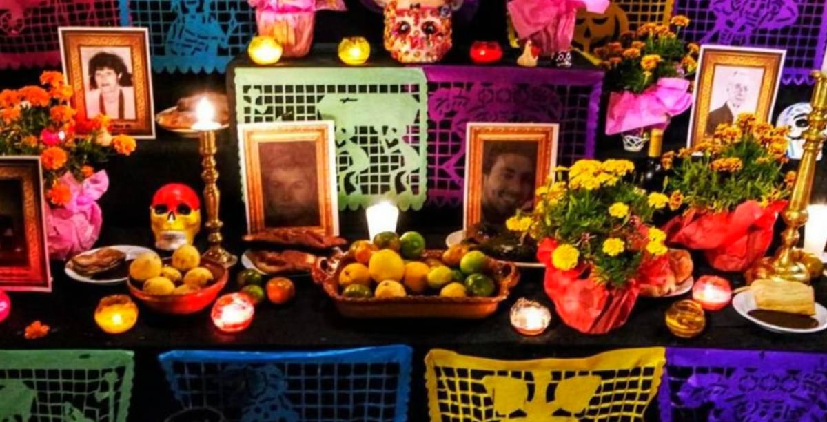 colores en el altar de muerto