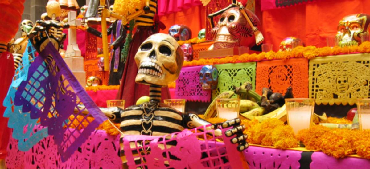 colores en el altar de muerto