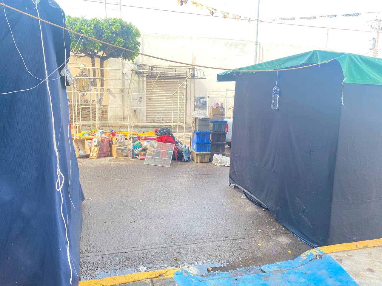 Comerciantes ante pésimas ventas en la feria del Rosario en Guasave, Sinaloa