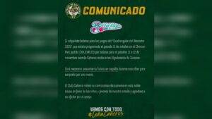 comunicado de los caneros de los mochis