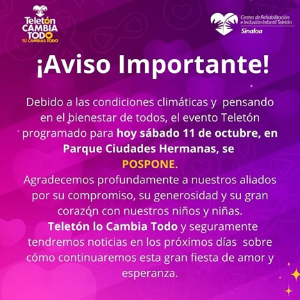 comunicado dif sinaloa aviso importante