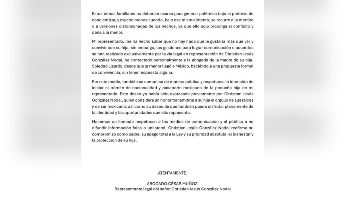 Comunicado de Christian Nodal