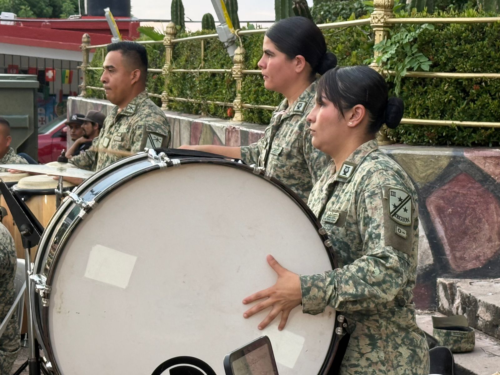 Concierto de la Banda de Música de la III Región Militar en El Rosario, Sinaloa