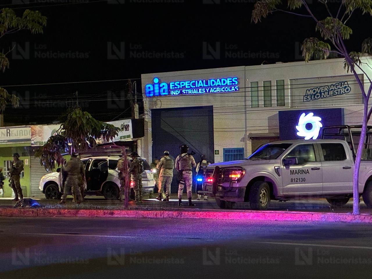 confrontacion a balazos entre agentes de la Guardia Nacional y Policía Estatal
