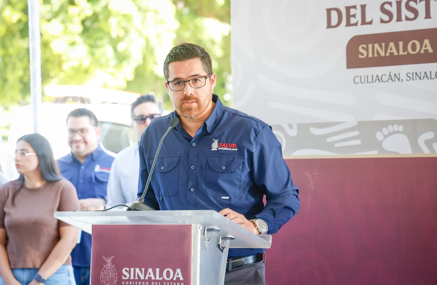 Cuitláhuac González Galindo, secretario de Salud en Sinaloa