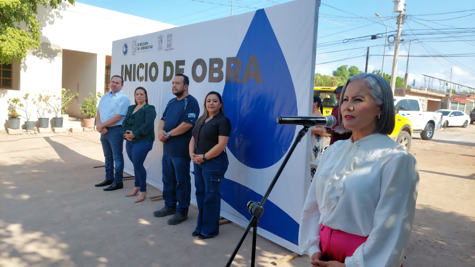 Inicia rehabilitación de drenaje en la colonia 10 de Mayo, en Guamúchil