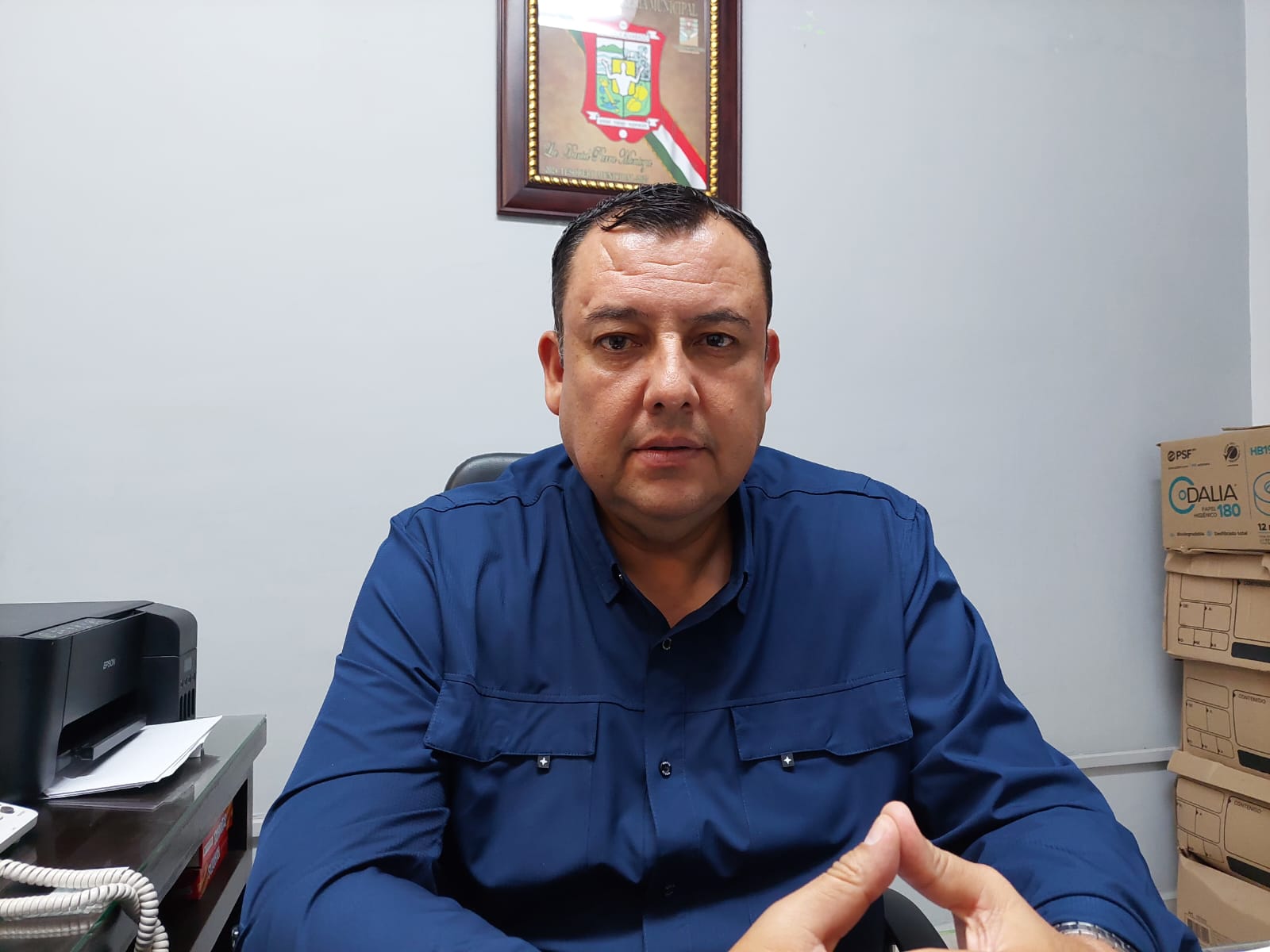 Daniel Parra Montoya, tesorero municipal de Salvador Alvarado