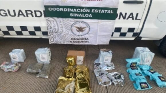 Aseguran casi 5 kilos de mariguana y vapeadores en paquetería de la colonia Las Vegas en Culiacán, Sinaloa
