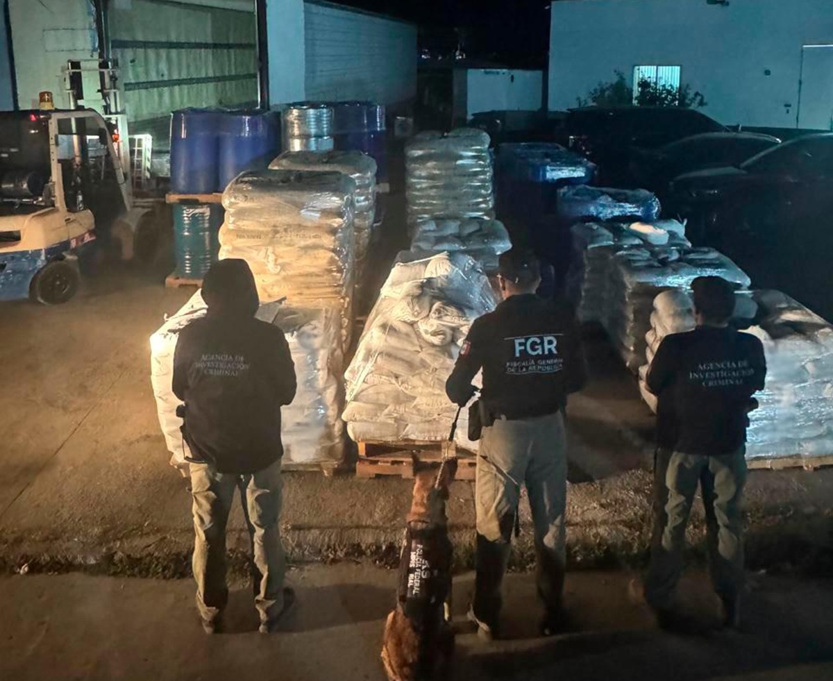 Decomiso de precursores químicos en Durango
