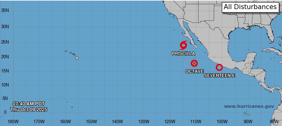 depresion tropical diecisiete e