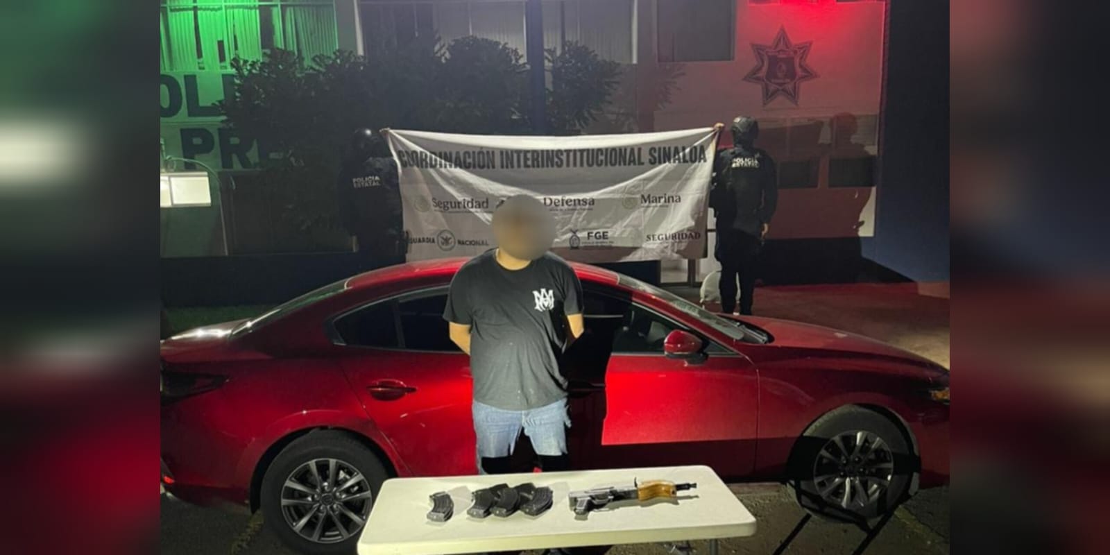 Detenido en Culiacán