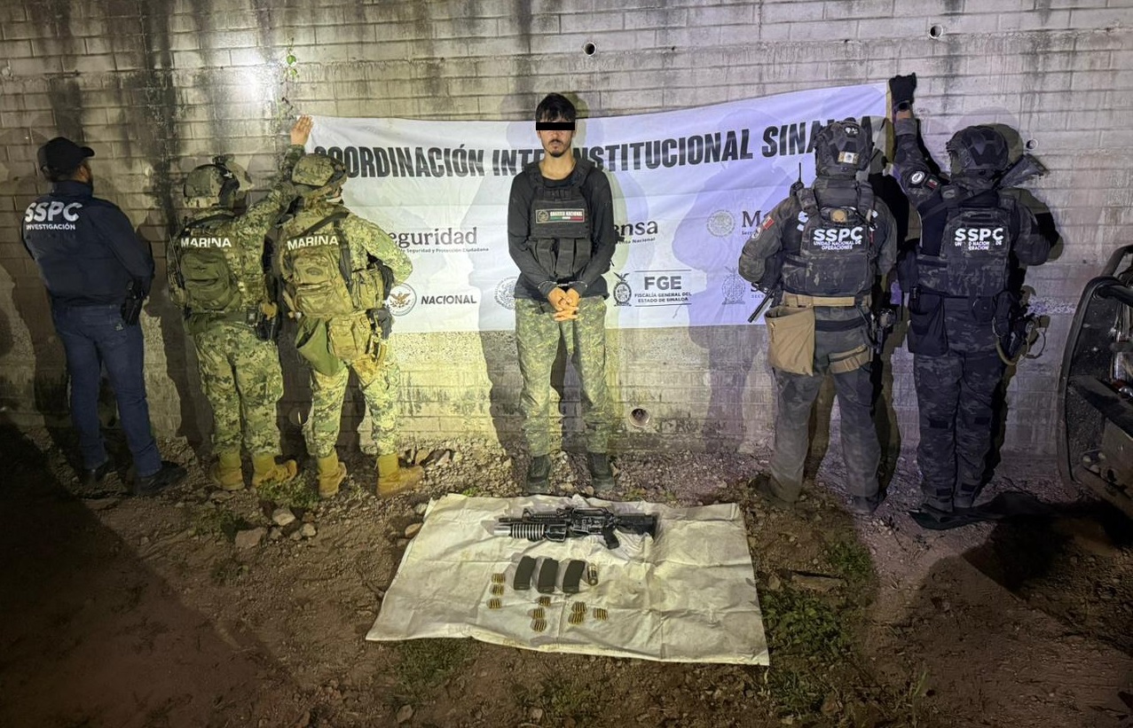 Capturan a Filiberto “N”, en Culiacán