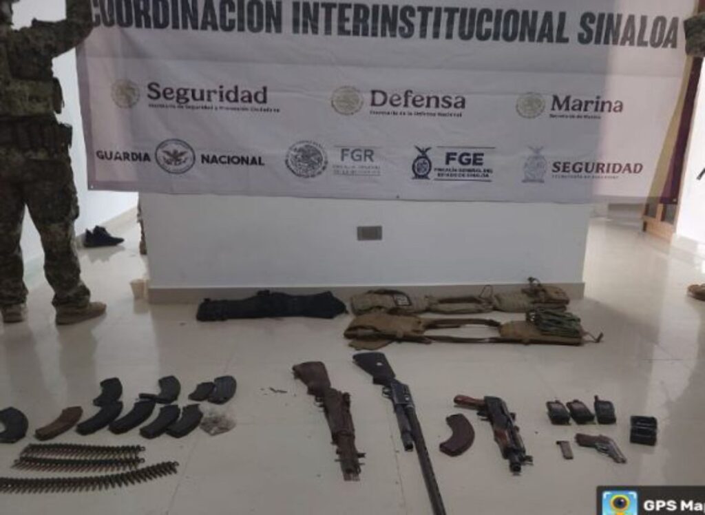 Armas de fuego decomisadas