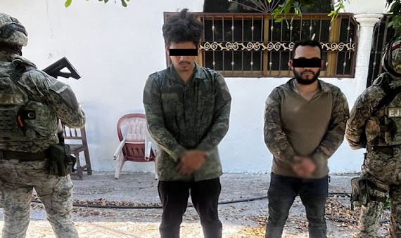 detenidos con armamento en san ignacio