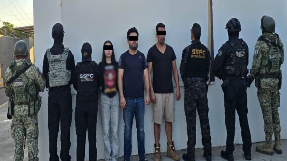 Tras cateo, tres personas fueron detenidas y liberaron un extranjero privado de la libertad, en fraccionamiento Barcelona, en Culiacán
