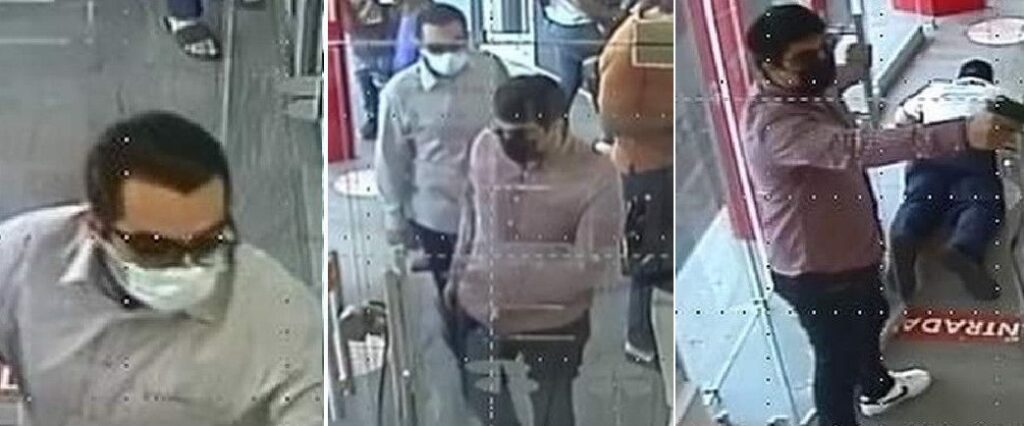 Momento del asalto en Culiacán