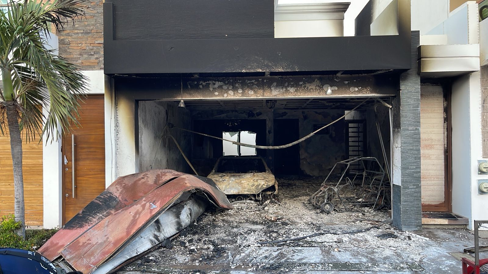 domicilio incendiado en portalegre culiacan