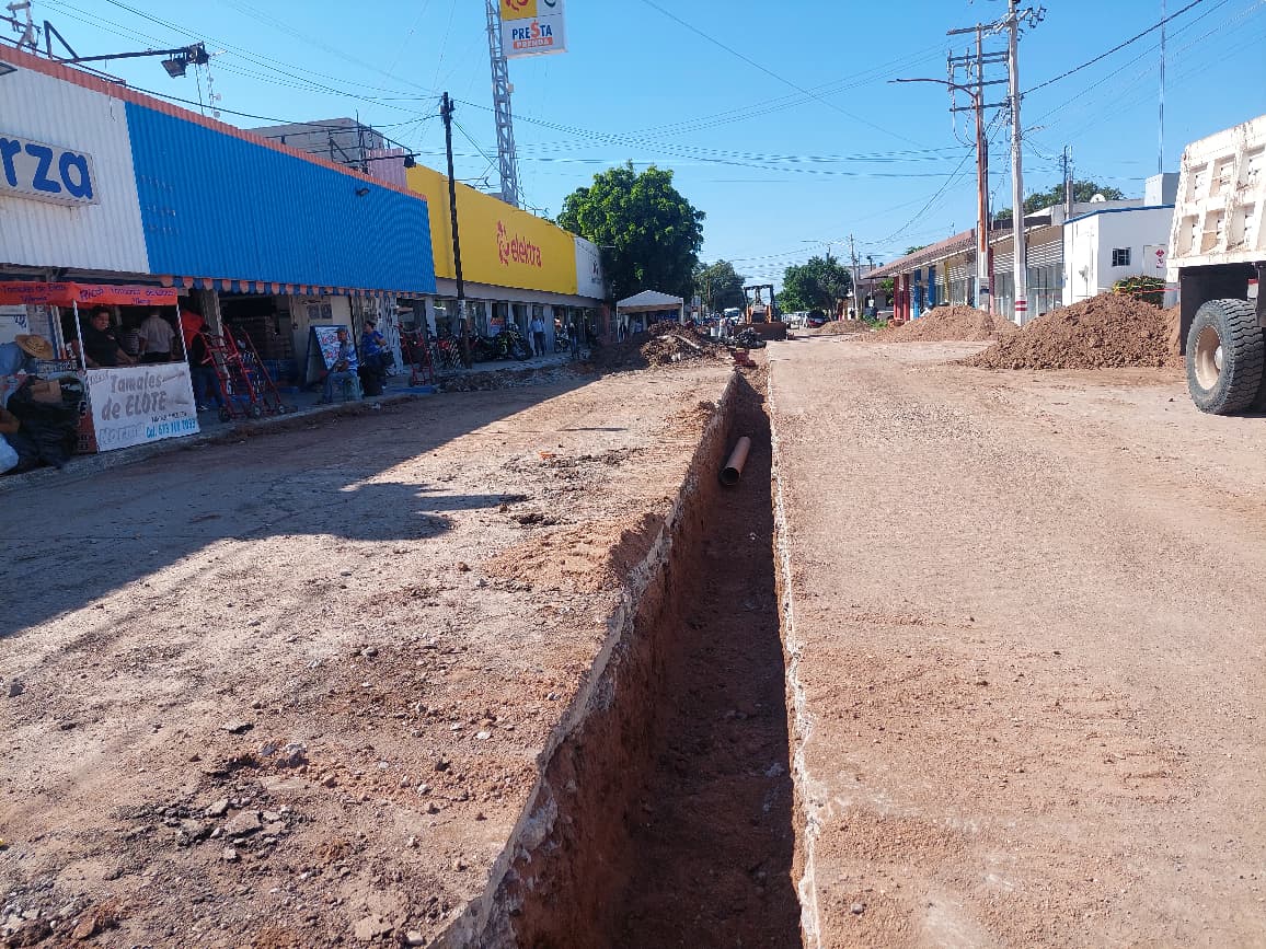 Sustituirán drenaje y alcantarillado en diversas zonas de Guamúchil