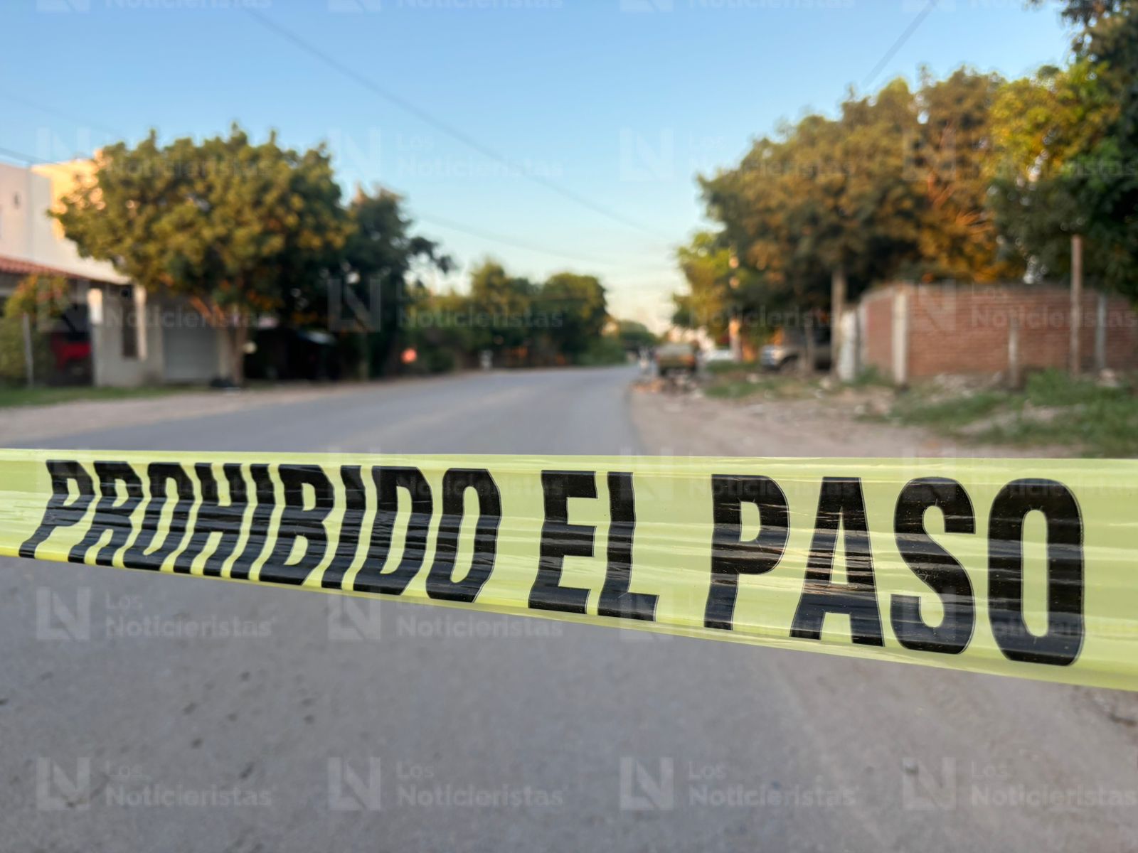 Lugar donde ejecutaron a un hombre en Culiacán, Sinaloa