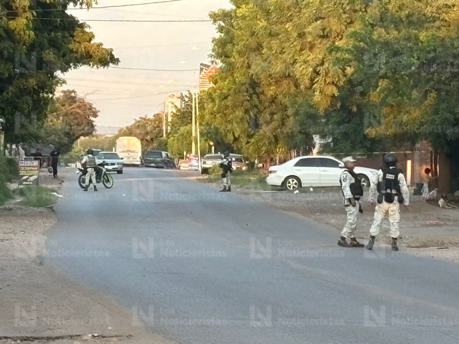 Lugar donde ejecutaron a un hombre en Culiacán, Sinaloa