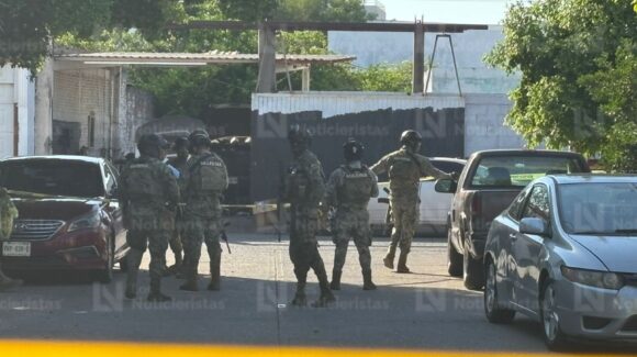 En un taller mecánico ejecutan a 2 hombres en la colonia Torres Aeropuerto de Culiacán, Sinaloa