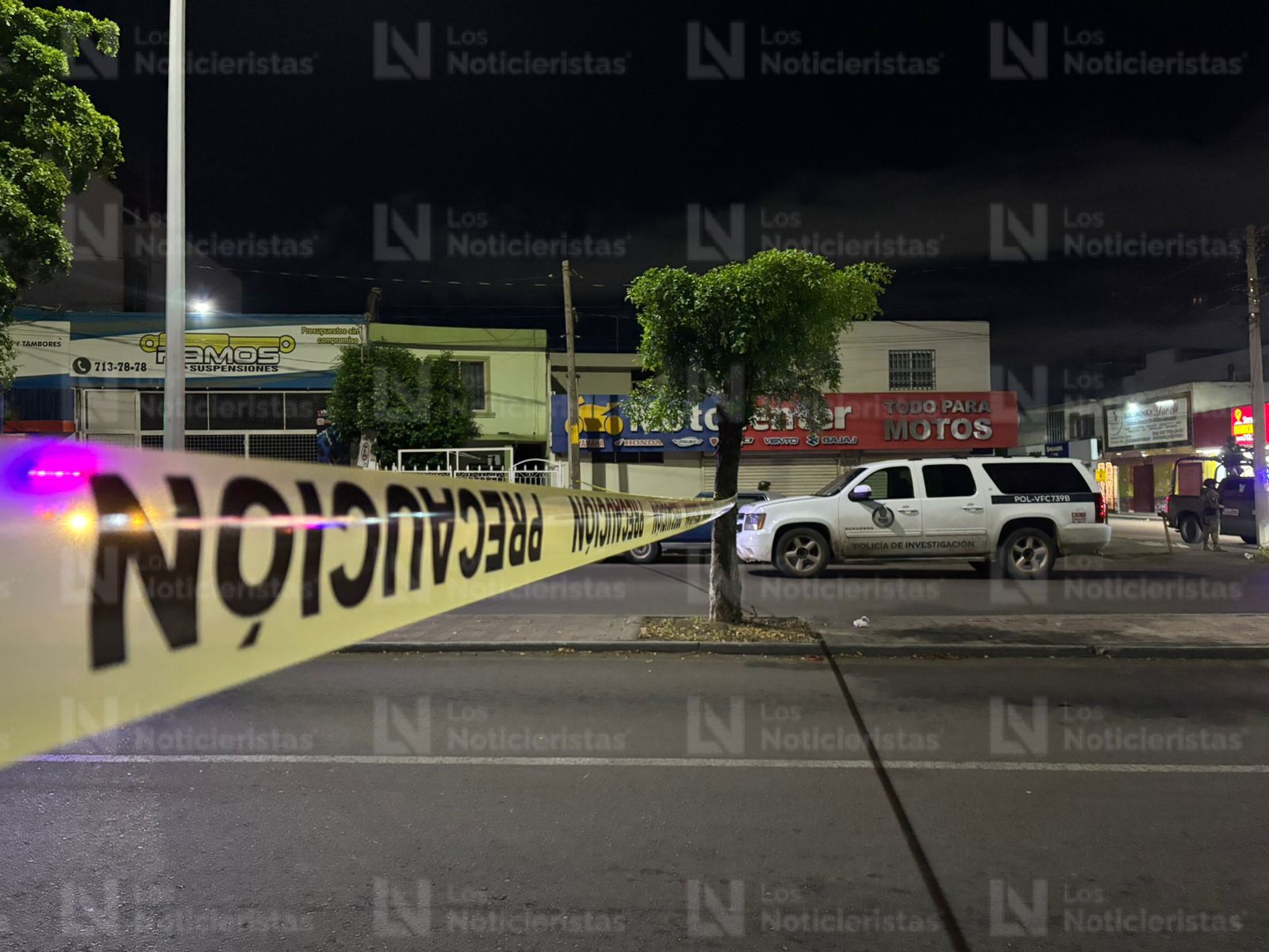 Hombre ejecutado por el bulevar Madero en el Centro de Culiacán, Sin.