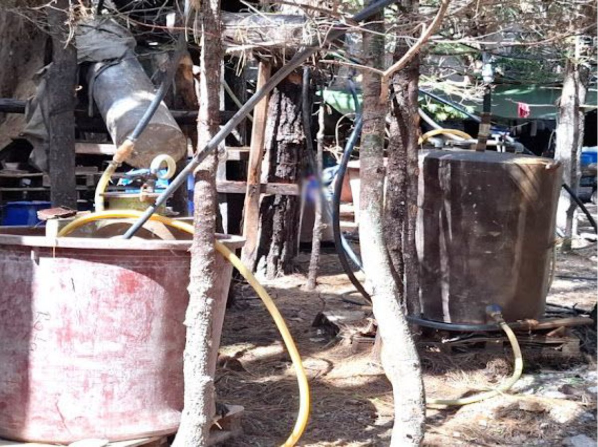 Elementos del Ejército Mexicano y la SSPC desmantelan narcolaboratorio en Badiraguato y Culiacán