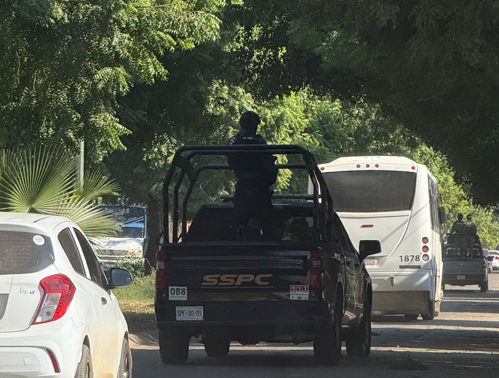 elementos policiales pertenecientes a la Secretaría de Seguridad y Protección Ciudadana en Mazatlán